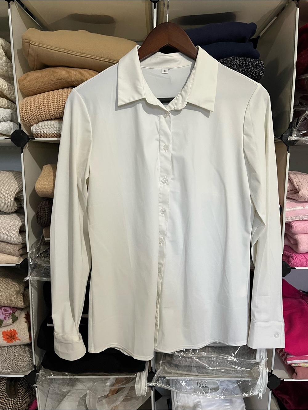 White Button Up Top